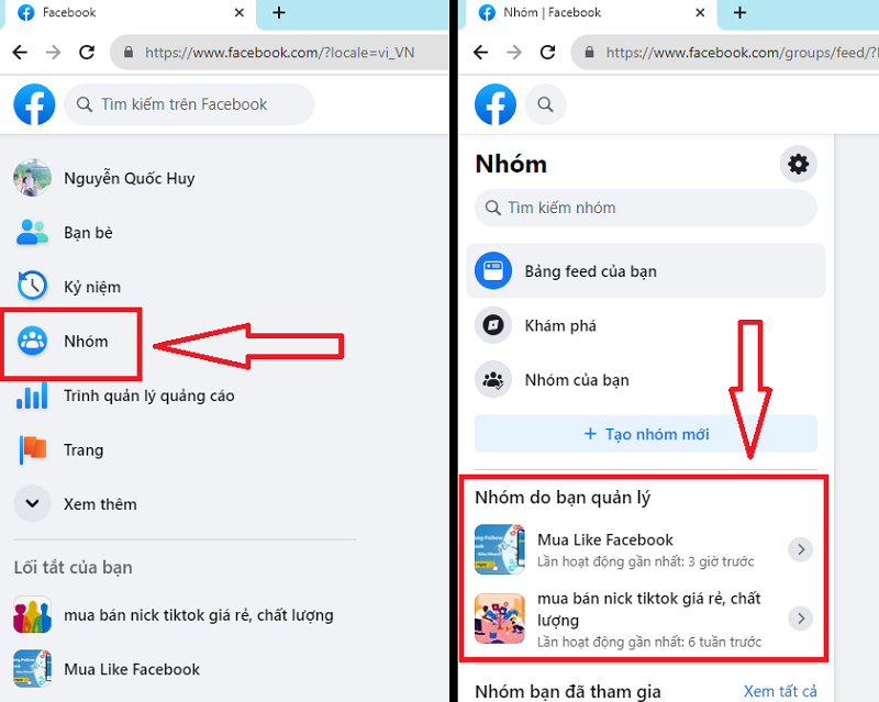 Hướng dẫn cách đổi tên nhóm Facebook bằng máy tính 