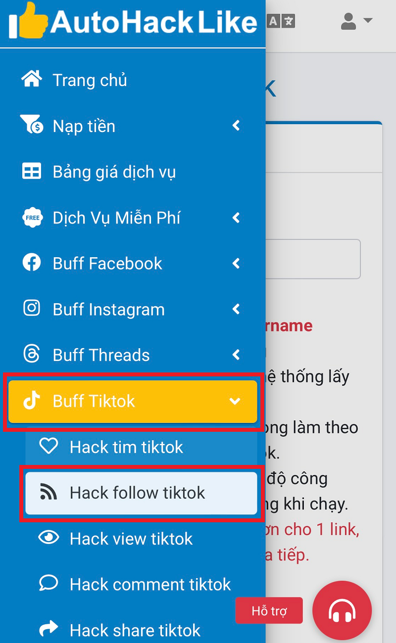Dịch vụ tăng follow Tiktok uy tín- hack follow Tiktok siêu tốc