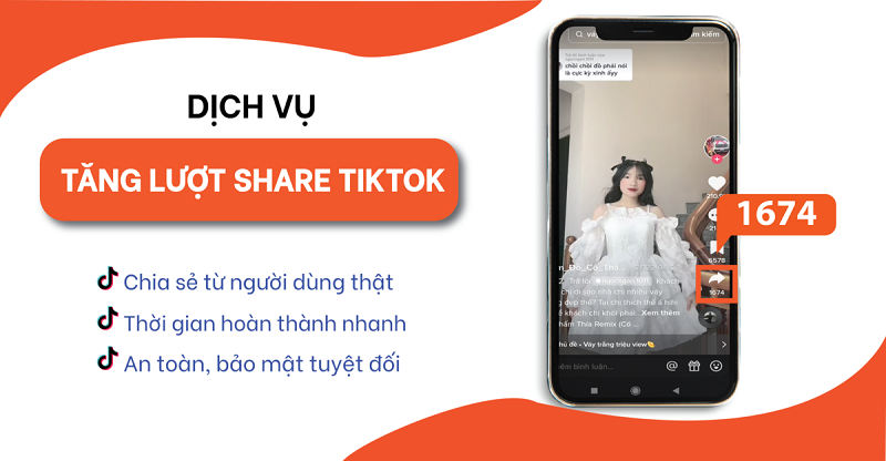 Tăng share Titkok, hack share Tiktok hiệu quả nhanh chóng